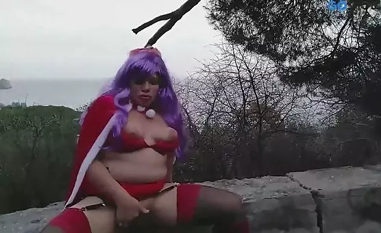 Anime Lover Outdoor Finger Fucking